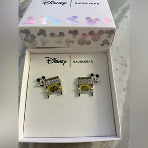 Disney Baublebar Mickey Mouse back to school earrings NWT